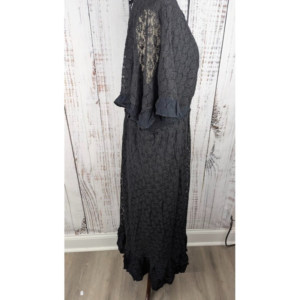 City Chic Holland Maxi Dress Black Size 20 Plus Size Evening Formal Gown - Picture 3 of 6